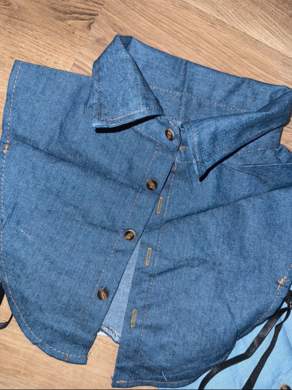 Brand new bundle of 2 denim faux collars! - Picture 3 of 8